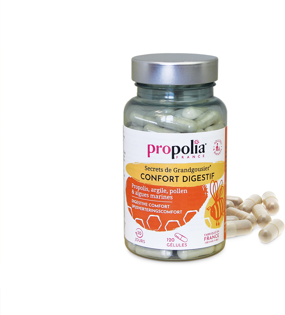 Confort Digestif Propolis, Argile, Pollen, Algues Maritimes