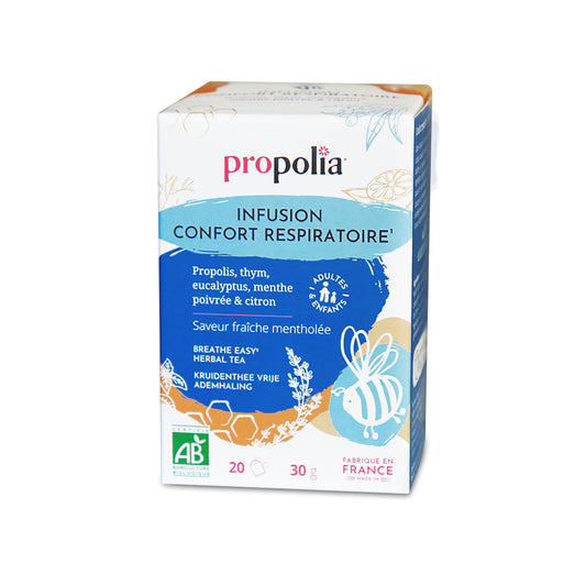 Infusion Confort Respiratoire Bio - Propolis et Plantes