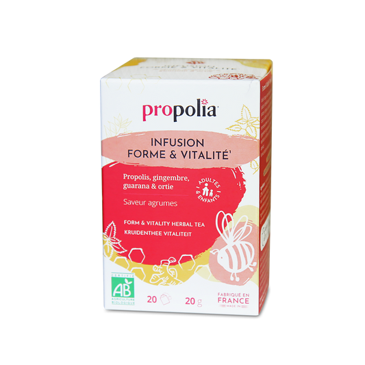Infusion Forme et Vitalité Bio - Propolis et Plantes